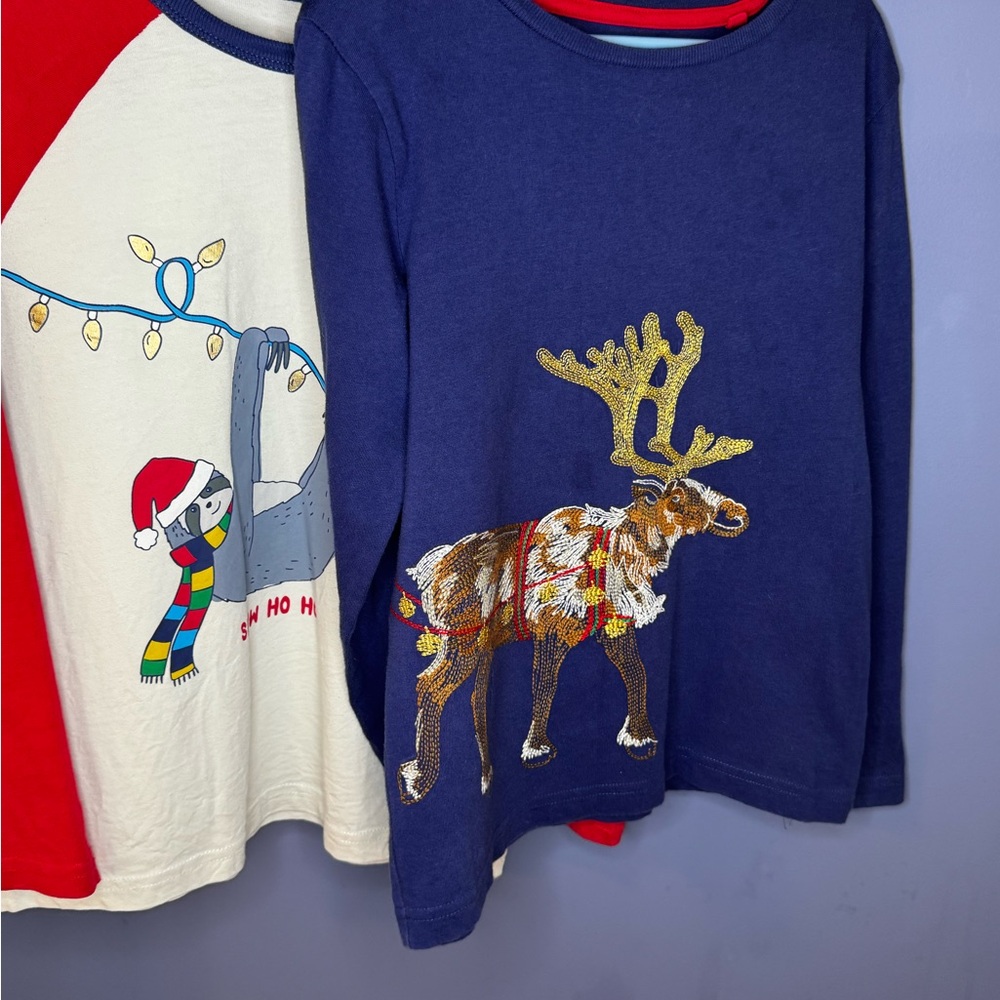 Mini Boden Blue knit shirt, LOT of 2